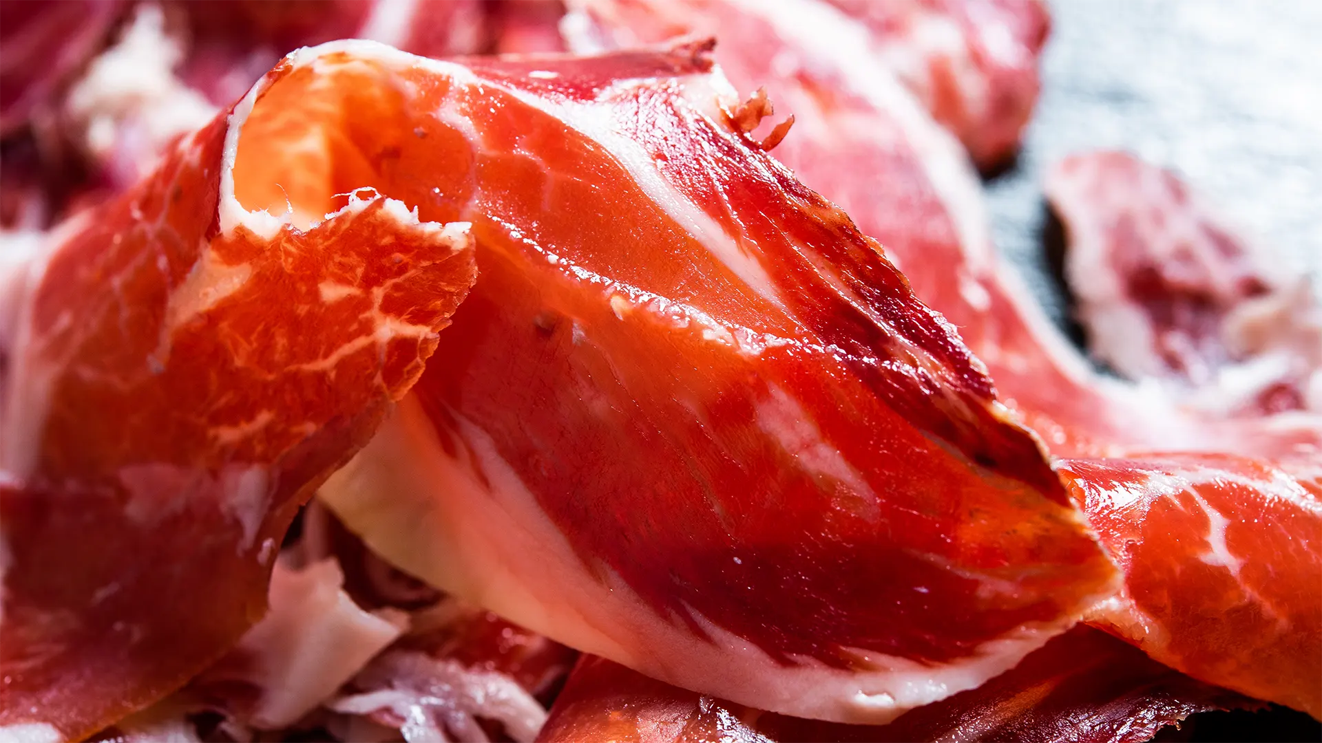 Primer plano de jamón