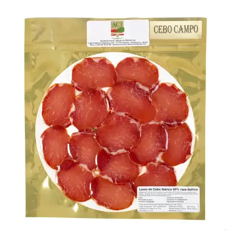 Lomo de cebo cortado